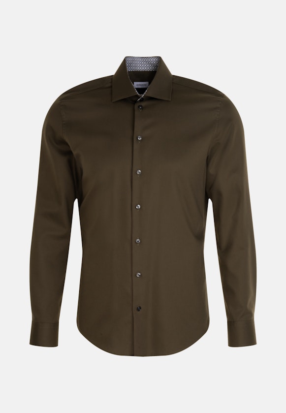 Slim Business shirt Uni in Green |  Seidensticker Onlineshop