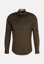 Slim Business shirt Uni in Green |  Seidensticker Onlineshop