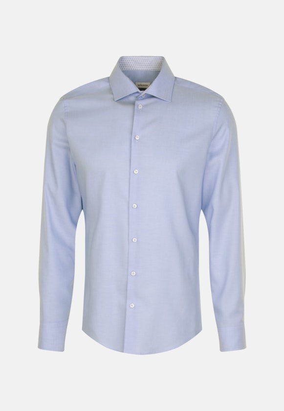 Chemise Business Slim Twill (sergé) Col Kent in Bleu Clair |  Seidensticker Onlineshop