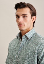 Regular Business Hemd Floral in Grün |  Seidensticker Onlineshop