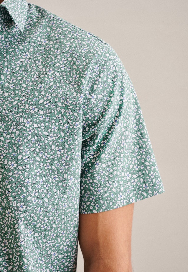 Regular Business Hemd Floral in Grün |  Seidensticker Onlineshop