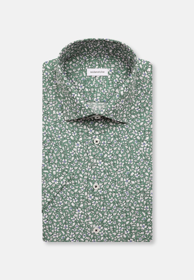 Regular Business Hemd Floral in Grün | Seidensticker Onlineshop