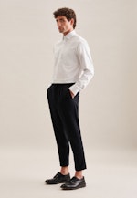 Regular Business Hemd Streifen in Mittelblau |  Seidensticker Onlineshop