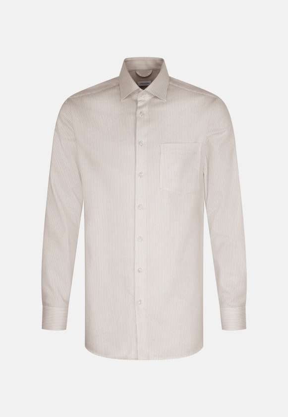 Regular Business Hemd Streifen in Mittelblau |  Seidensticker Onlineshop