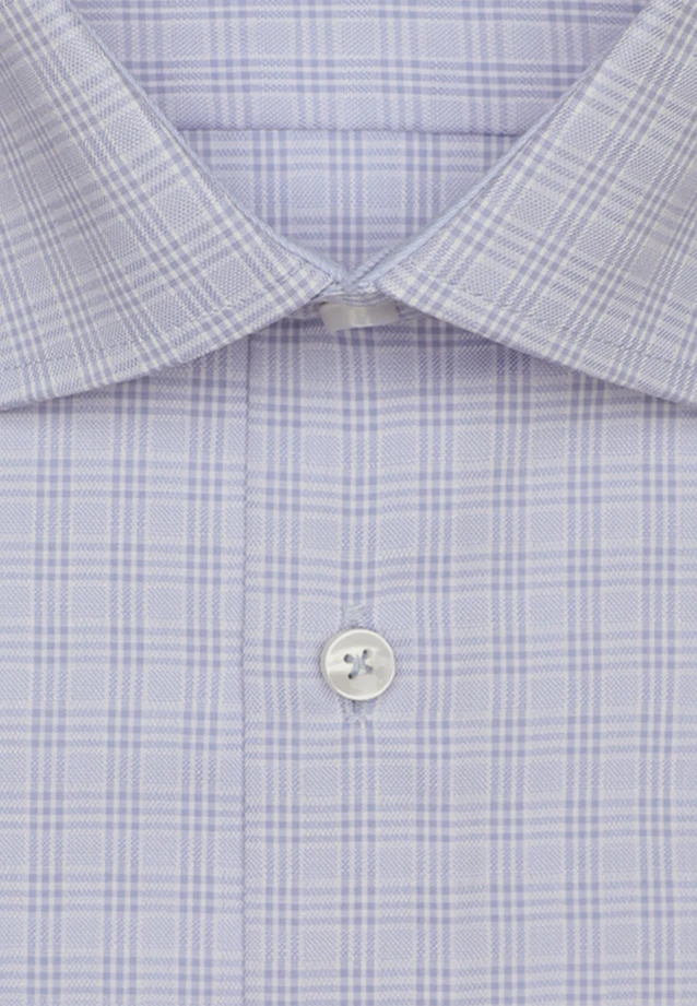 Regular Business Hemd Karo in Hellblau |  Seidensticker Onlineshop