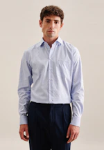 Regular Business Hemd Karo in Hellblau |  Seidensticker Onlineshop