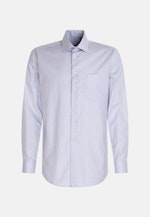 Regular Chemise d'affaires carreaux in Bleu Clair |  Seidensticker Onlineshop