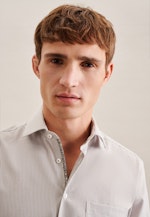 Regular Business Hemd Streifen in Braun |  Seidensticker Onlineshop