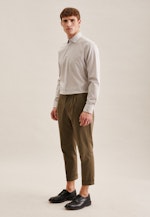 Regular Business Hemd Streifen in Braun |  Seidensticker Onlineshop