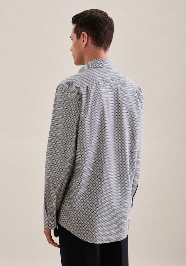 Business Shirt in Comfort with Kent-Collar in Green |  Seidensticker Onlineshop
