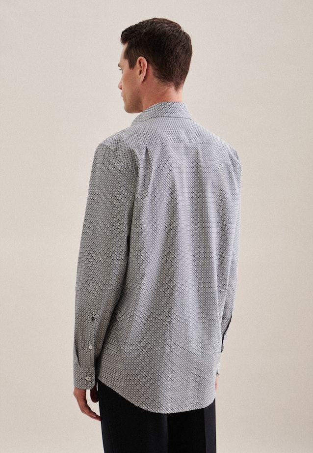 Business Shirt in Comfort with Kent-Collar in Green | Seidensticker Onlineshop