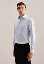 Shaped Chemise d'affaires rayures in Bleu Clair |  Seidensticker Onlineshop