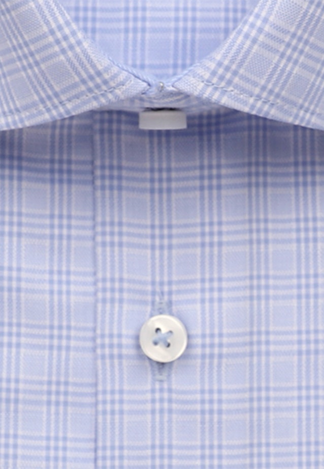 Non-iron Twill Business overhemd in Shaped with Kentkraag in Lichtblauw |  Seidensticker Onlineshop
