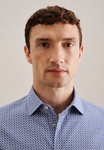 Shaped Business shirt Print in Light Blue |  Seidensticker Onlineshop