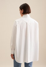 Curvy Kragen Longbluse Oversized in Weiß |  Seidensticker Onlineshop