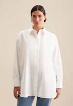 Long blouse Uni in White |  Seidensticker Onlineshop