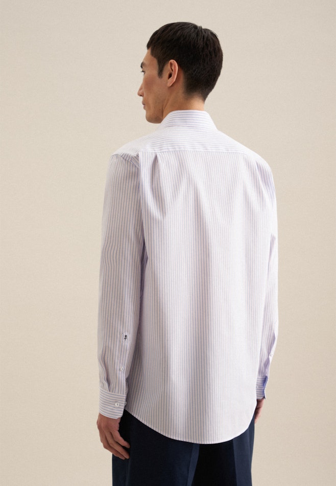 Non-iron Poplin Business Shirt in Comfort with Kent-Collar in Pink | Seidensticker online shop