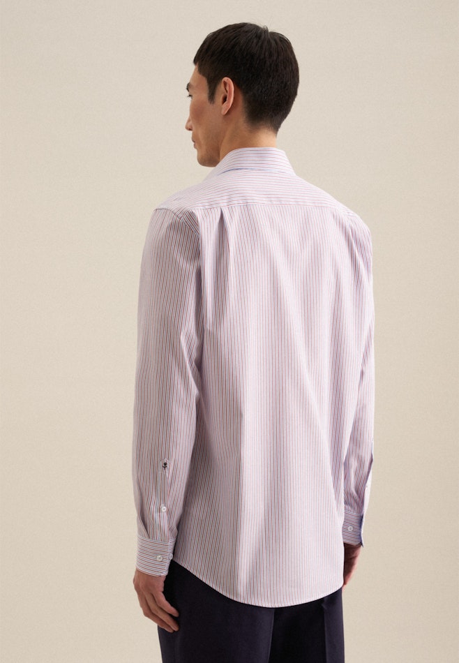 Non-iron Poplin Business Shirt in Comfort with Kent-Collar in Red | Seidensticker online shop