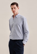 Bügelfreies Twill Business Hemd in Comfort mit Button-Down-Kragen in Hellblau |  Seidensticker Onlineshop