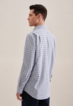 Bügelfreies Twill Business Hemd in Comfort mit Button-Down-Kragen in Hellblau |  Seidensticker Onlineshop