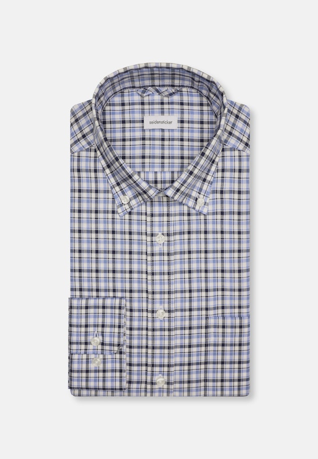 Comfort Business shirt Check in Light Blue |  Seidensticker Onlineshop