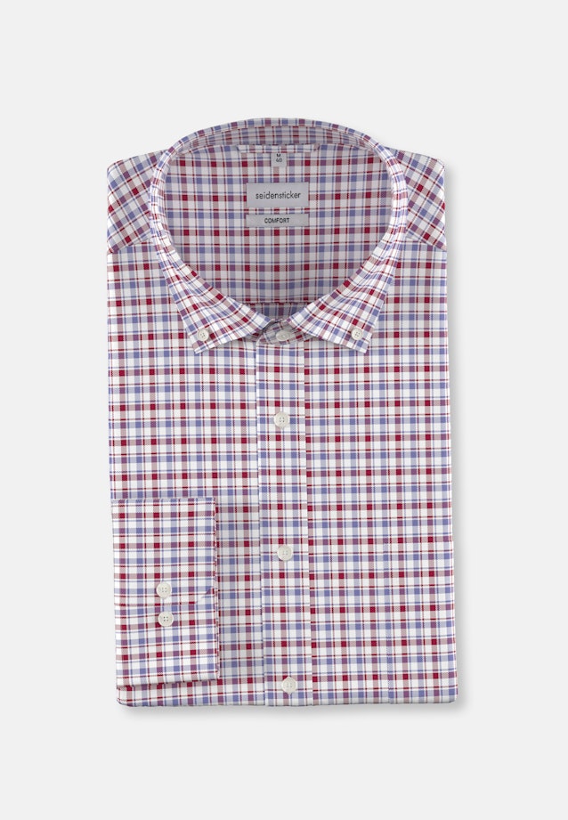 Comfort Chemise d'affaires carreaux in Rouge |  Seidensticker Onlineshop