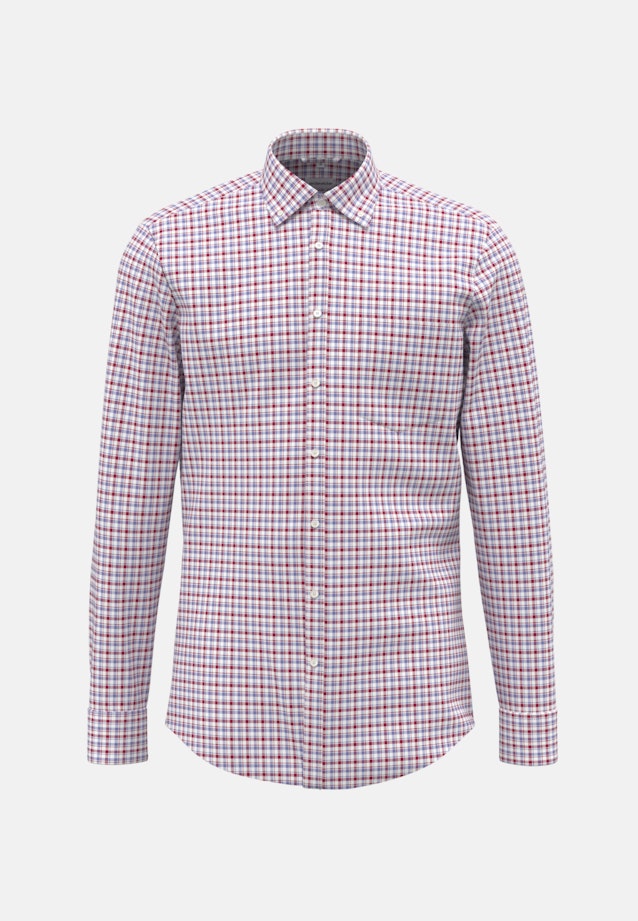 Bügelfreies Twill Business Hemd in Comfort mit Button-Down-Kragen in Rot |  Seidensticker Onlineshop