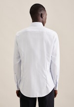 Non-iron Twill Business Shirt in Slim with Kent-Collar in Light Blue |  Seidensticker Onlineshop