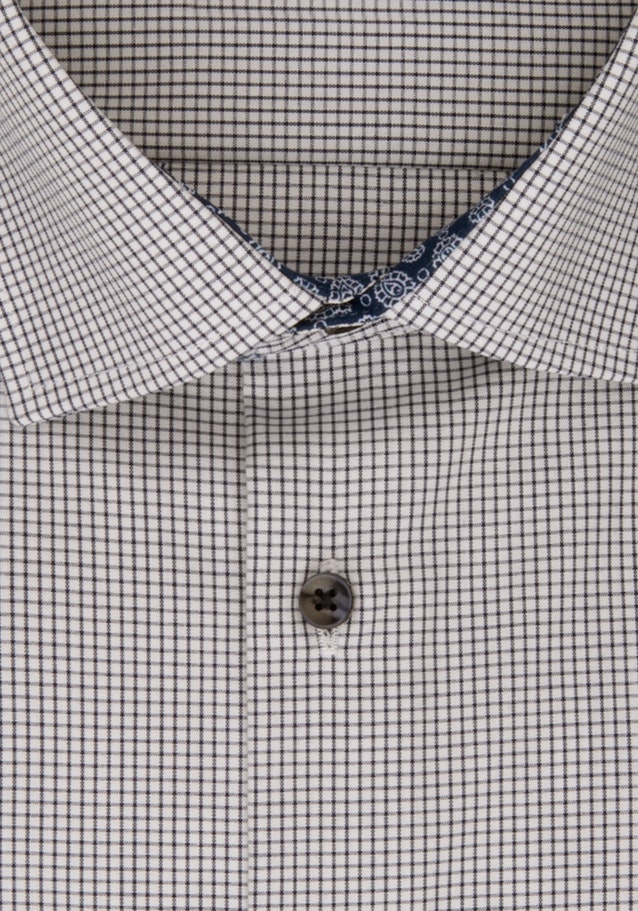 Slim Business Hemd Karo in Mittelblau | Seidensticker Onlineshop