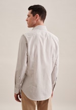 Slim Business Hemd Streifen in Braun |  Seidensticker Onlineshop