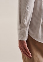 Slim Business Hemd Streifen in Braun |  Seidensticker Onlineshop