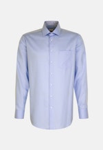 Non-iron Twill Business Shirt in Comfort with Kent-Collar in Light Blue |  Seidensticker Onlineshop