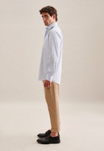 Comfort Business Hemd Streifen in Hellblau |  Seidensticker Onlineshop