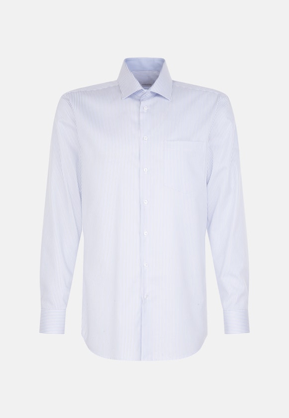 Comfort Business Hemd Streifen in Hellblau |  Seidensticker Onlineshop