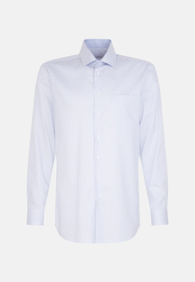 Comfort Chemise d'affaires rayures in Bleu Clair |  Seidensticker Onlineshop