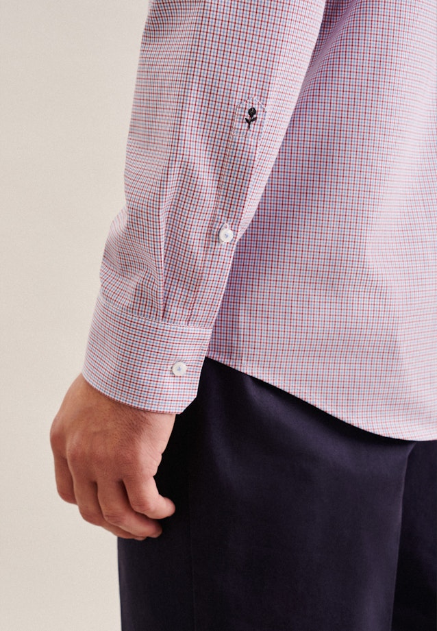 Comfort Chemise d'affaires carreaux in Rouge |  Seidensticker Onlineshop