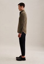 Non-iron Twill Business Shirt in Shaped with Kent-Collar in Green |  Seidensticker Onlineshop