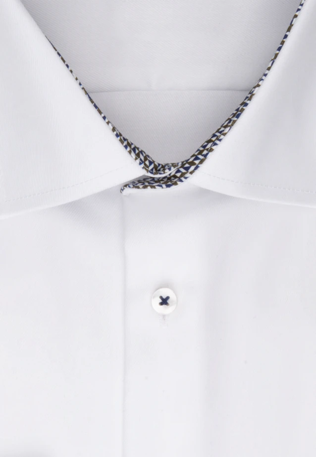 Shaped Business shirt Uni in White |  Seidensticker Onlineshop