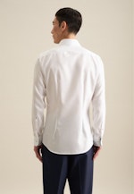 Non-iron Twill Business Shirt in Shaped with Kent-Collar in White |  Seidensticker Onlineshop