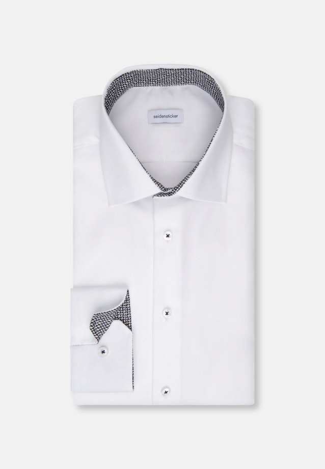 Shaped Business shirt Uni in White |  Seidensticker Onlineshop