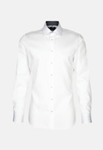 Non-iron Twill Business Shirt in Shaped with Kent-Collar in White |  Seidensticker Onlineshop