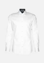 Shaped Business shirt Uni in White |  Seidensticker Onlineshop