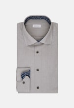 Non-iron Poplin Business Shirt in Shaped with Kent-Collar and extra long sleeve in Medium Blue |  Seidensticker Onlineshop