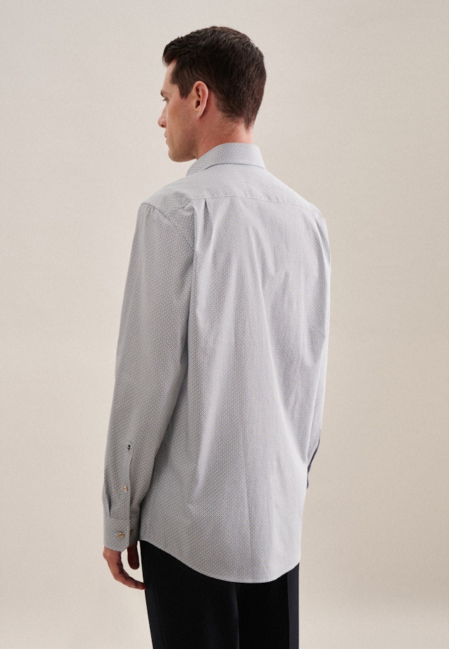 Twill Business Hemd in Regular mit Kentkragen und extra langem Arm in Braun | Seidensticker Onlineshop