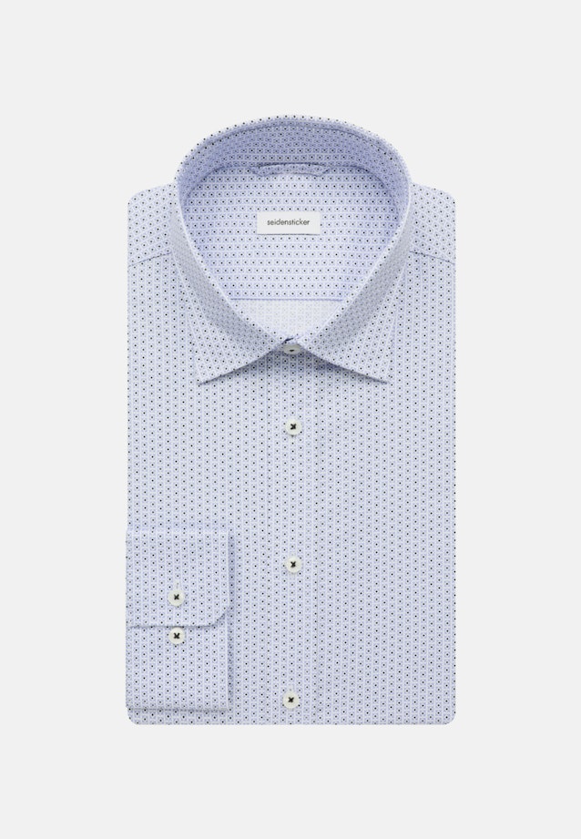 Chemise Business Slim Col Kent manches extra-longues in Bleu Clair |  Seidensticker Onlineshop