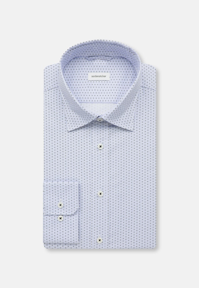 Slim Chemise d'affaires Imprimé in Bleu Clair |  Seidensticker Onlineshop