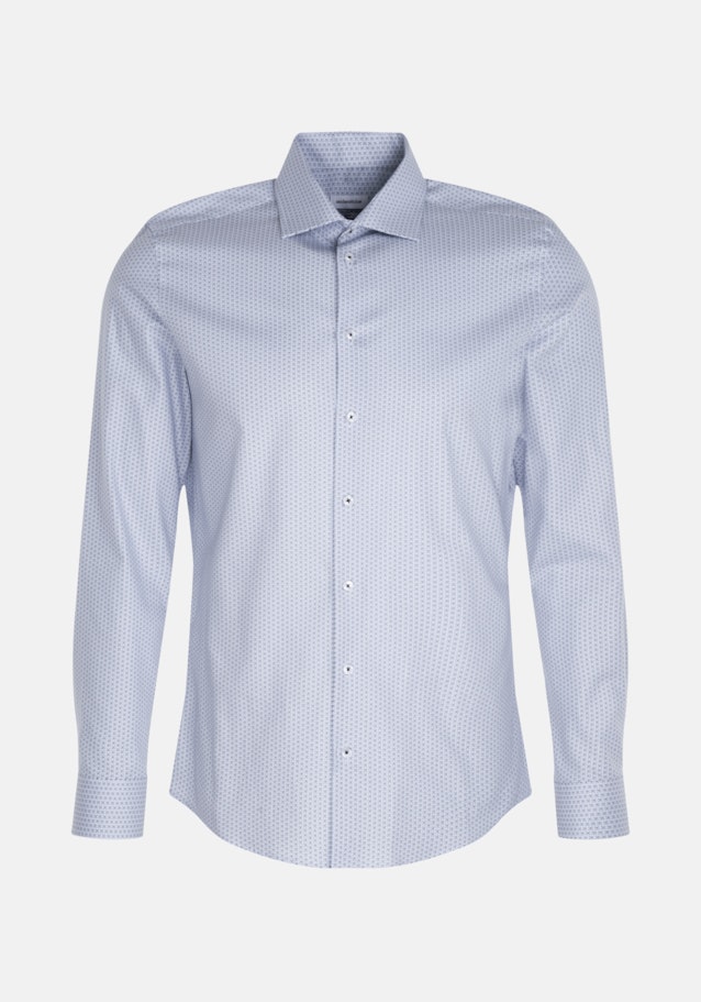 Twill Business Hemd in Slim mit Kentkragen und extra langem Arm in Hellblau |  Seidensticker Onlineshop
