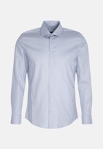 Twill Business Shirt in Slim with Kent-Collar and extra long sleeve in Light Blue |  Seidensticker Onlineshop