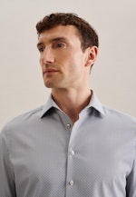 Twill Business Shirt in Slim with Kent-Collar and extra long sleeve in Brown |  Seidensticker Onlineshop