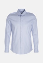 Twill Business Shirt in Shaped with Kent-Collar and extra long sleeve in Light Blue |  Seidensticker Onlineshop